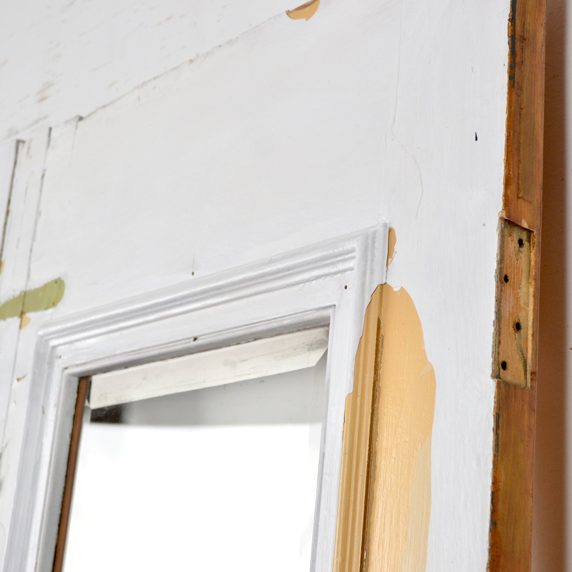 Antique Entrance Doors With Steel Security Bars - Salvage-Garden