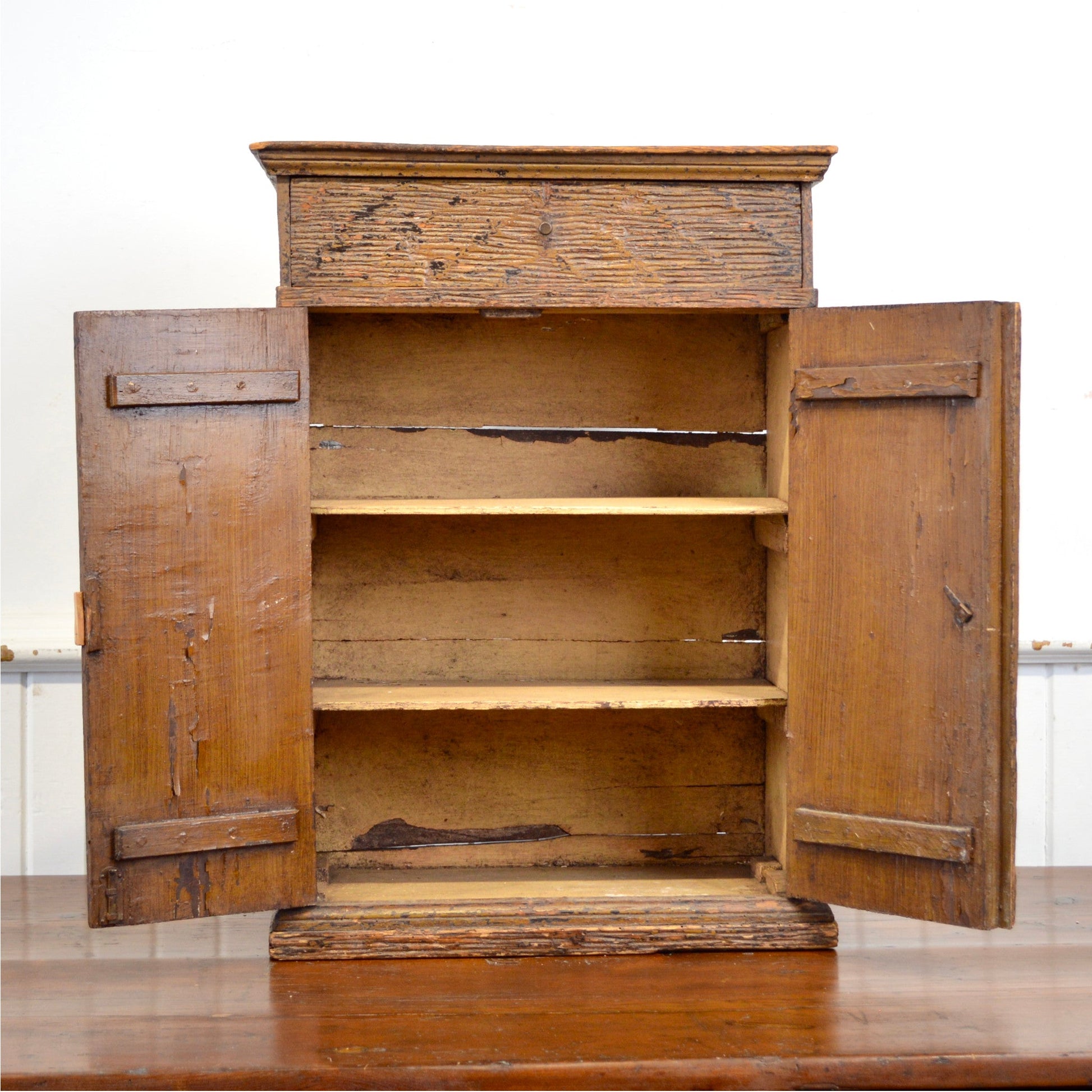 Antique Handmade Cabinet - Salvage - Garden