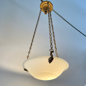 Antique Pendant Light In Neoclassical Style - Salvage-Garden