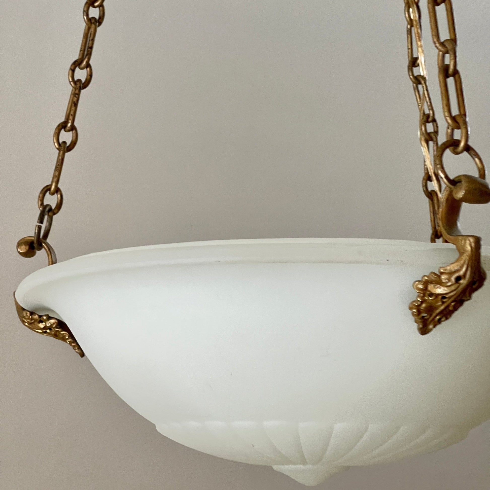 Antique Pendant Light In Neoclassical Style - Salvage-Garden