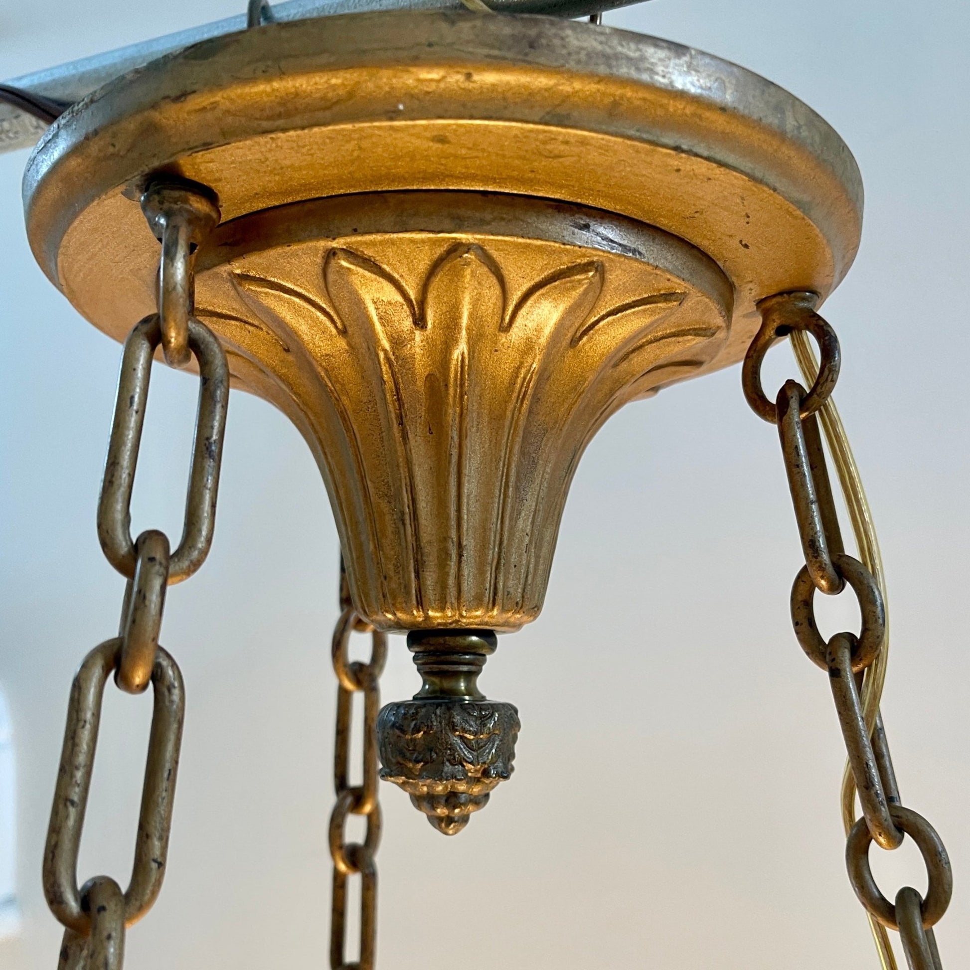 Antique Pendant Light In Neoclassical Style - Salvage-Garden