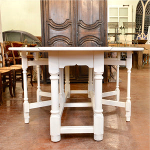 Large Oval Gate Leg Dining Table - Salvage-Garden