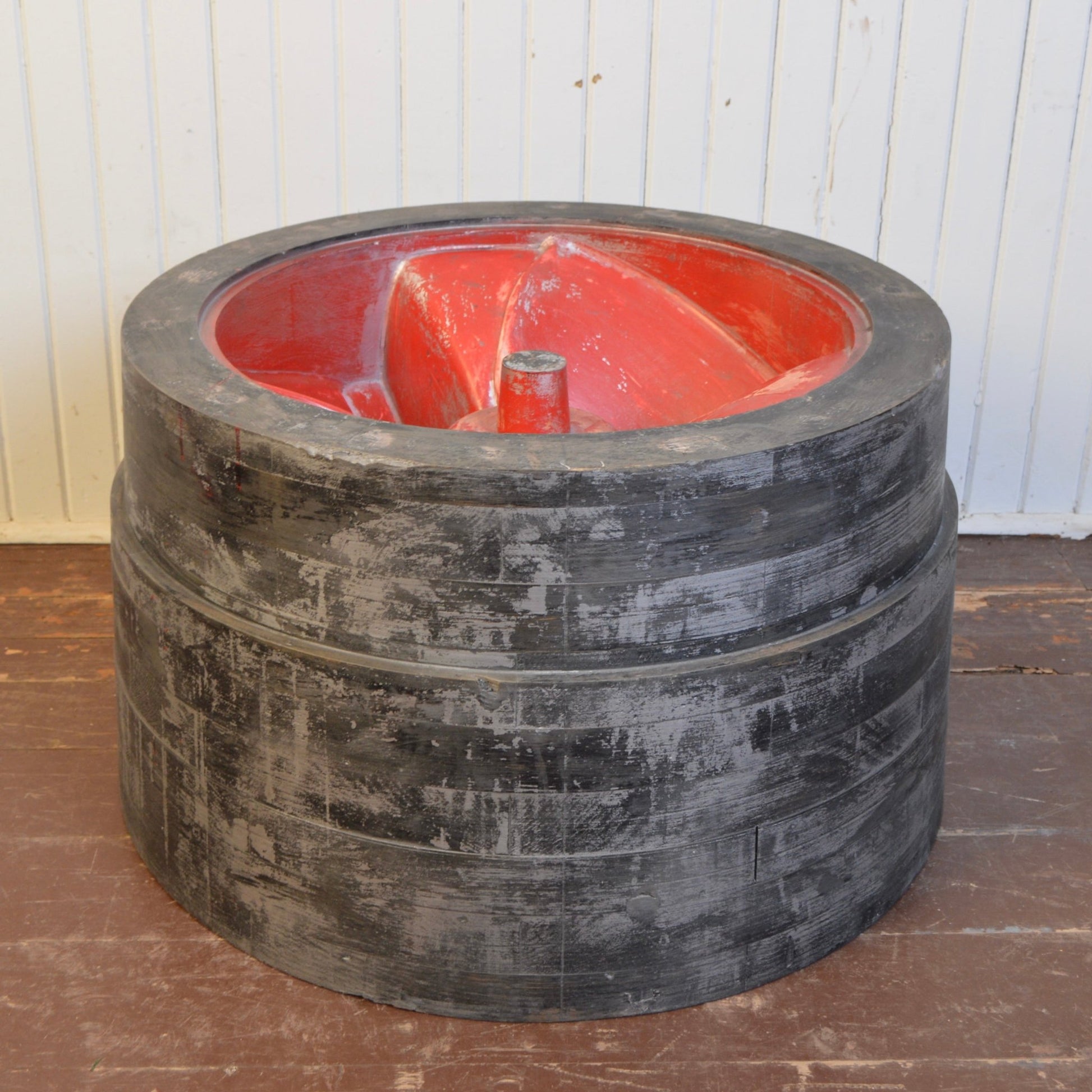 Large Vintage Wooden Factory Mold - Salvage-Garden