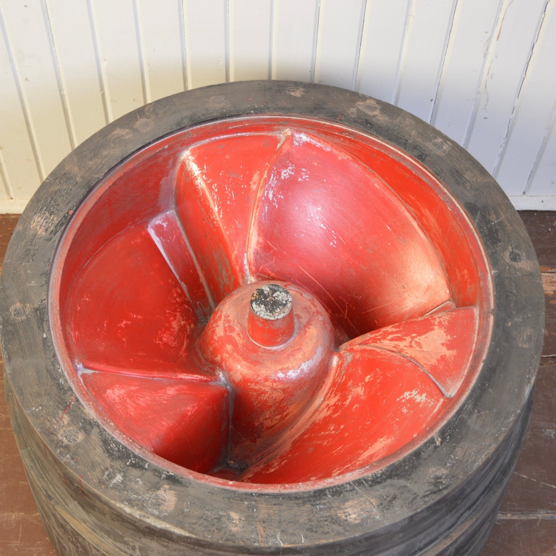 Large Vintage Wooden Factory Mold - Salvage-Garden