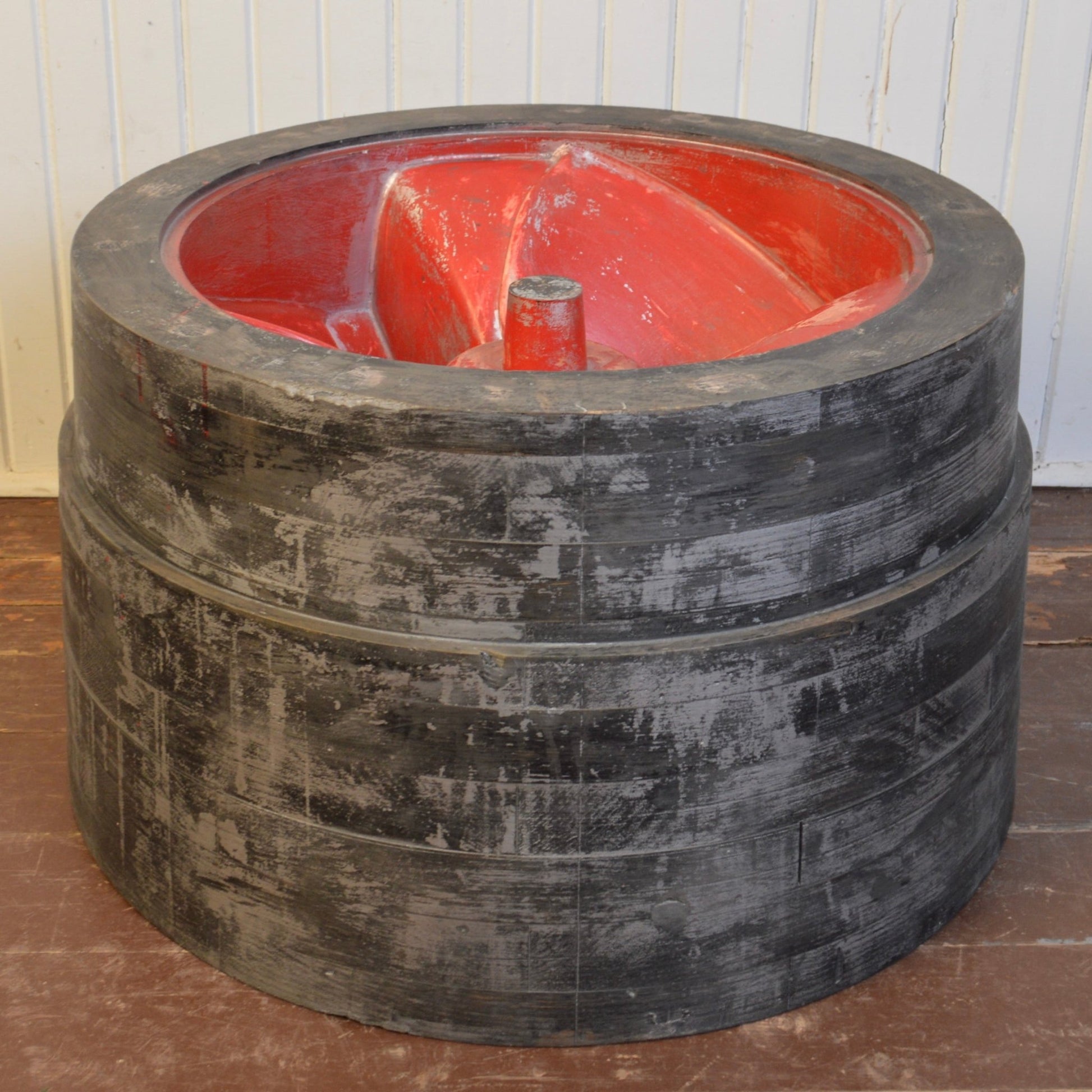 Large Vintage Wooden Factory Mold - Salvage-Garden