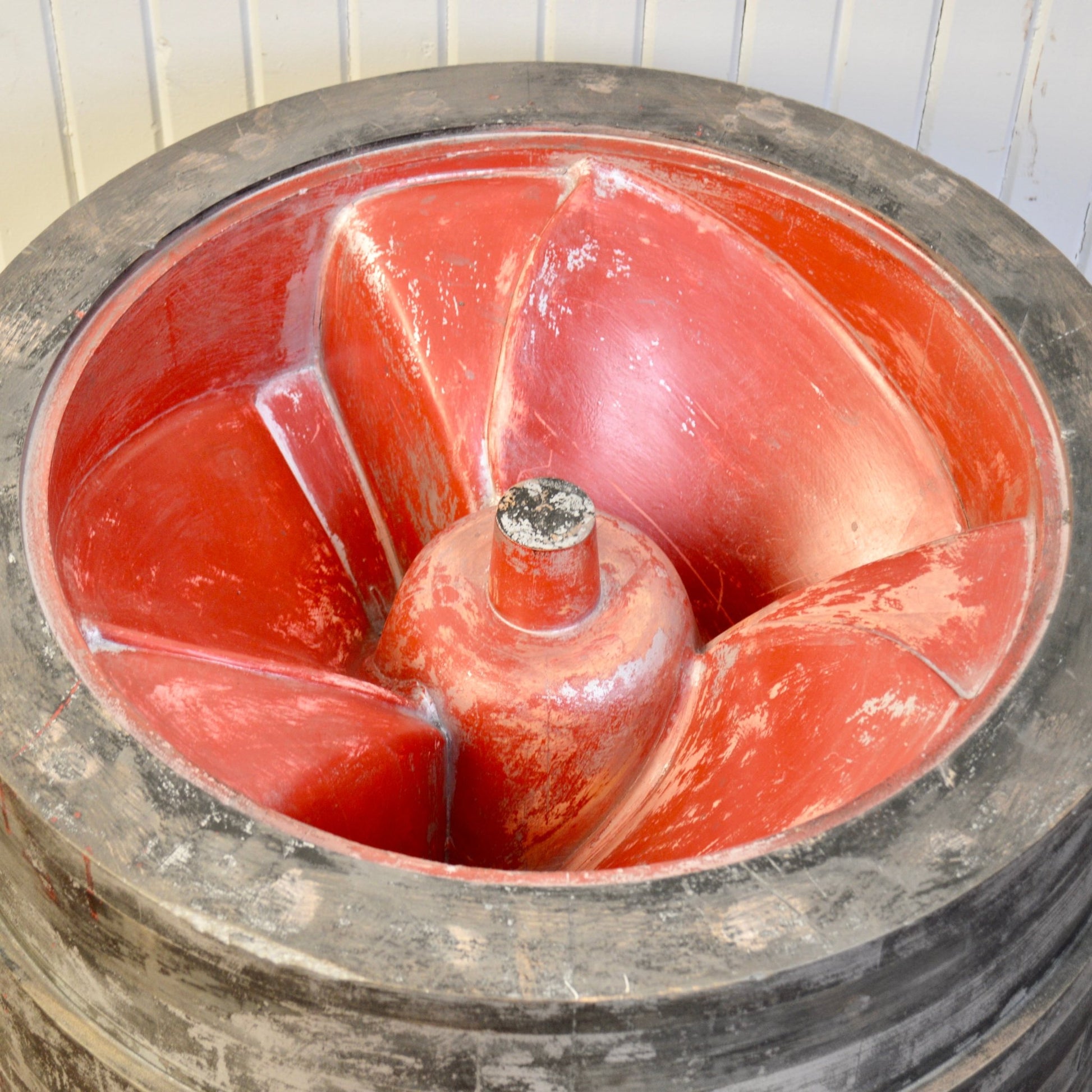 Large Vintage Wooden Factory Mold - Salvage-Garden