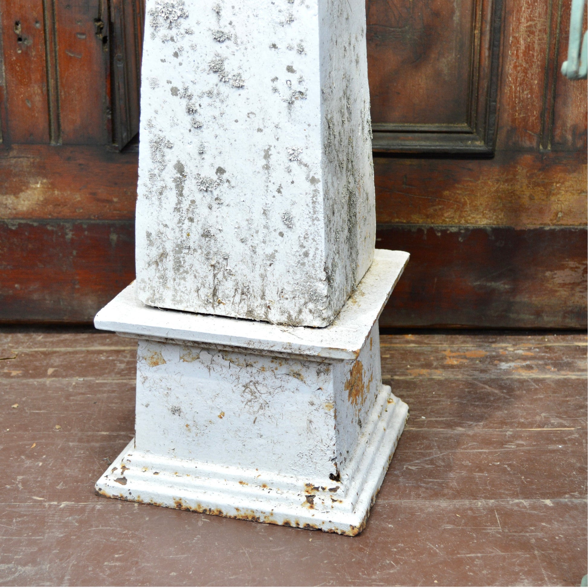 Neoclassical Cast Iron Obelisk - Salvage-Garden