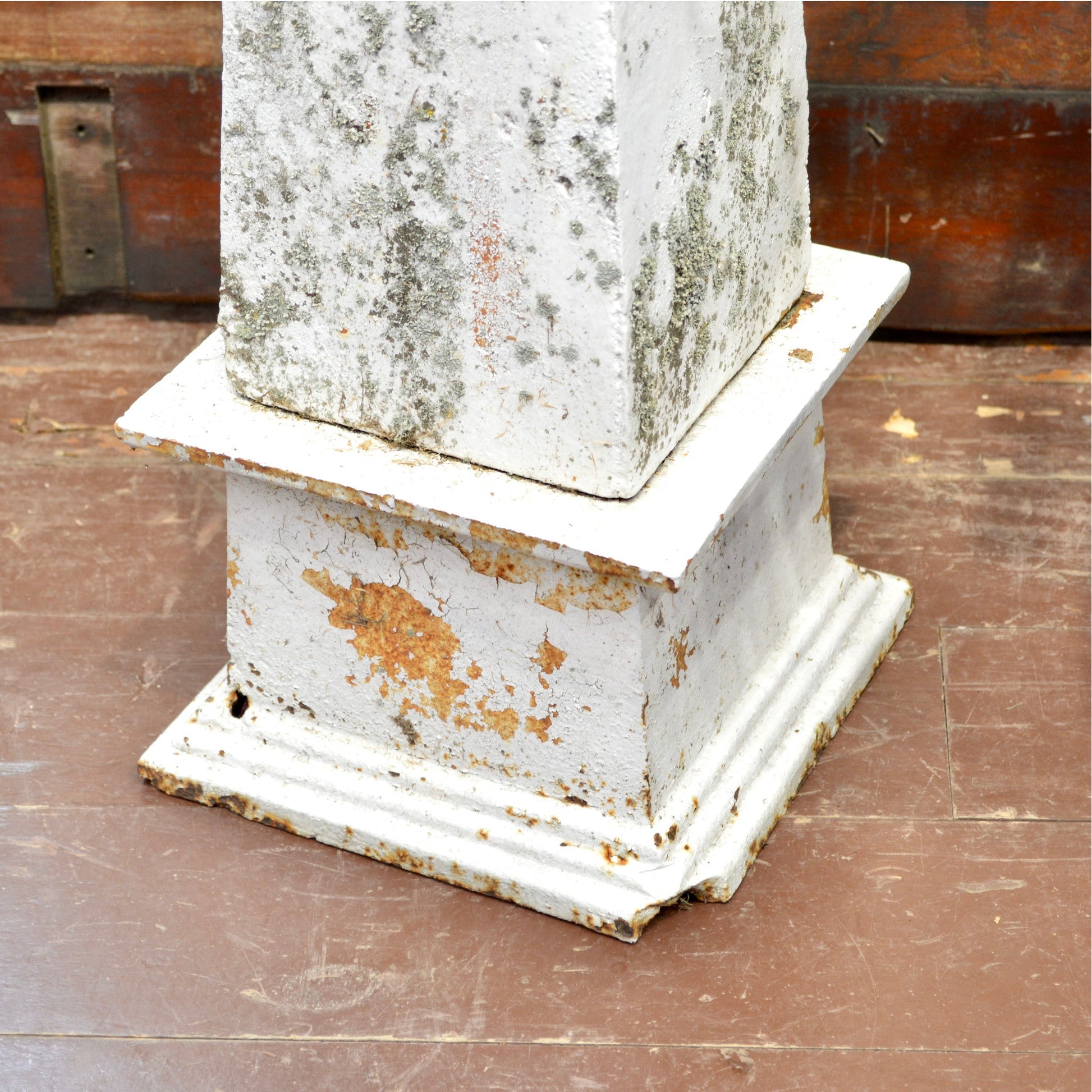 Neoclassical Cast Iron Obelisk - Salvage-Garden