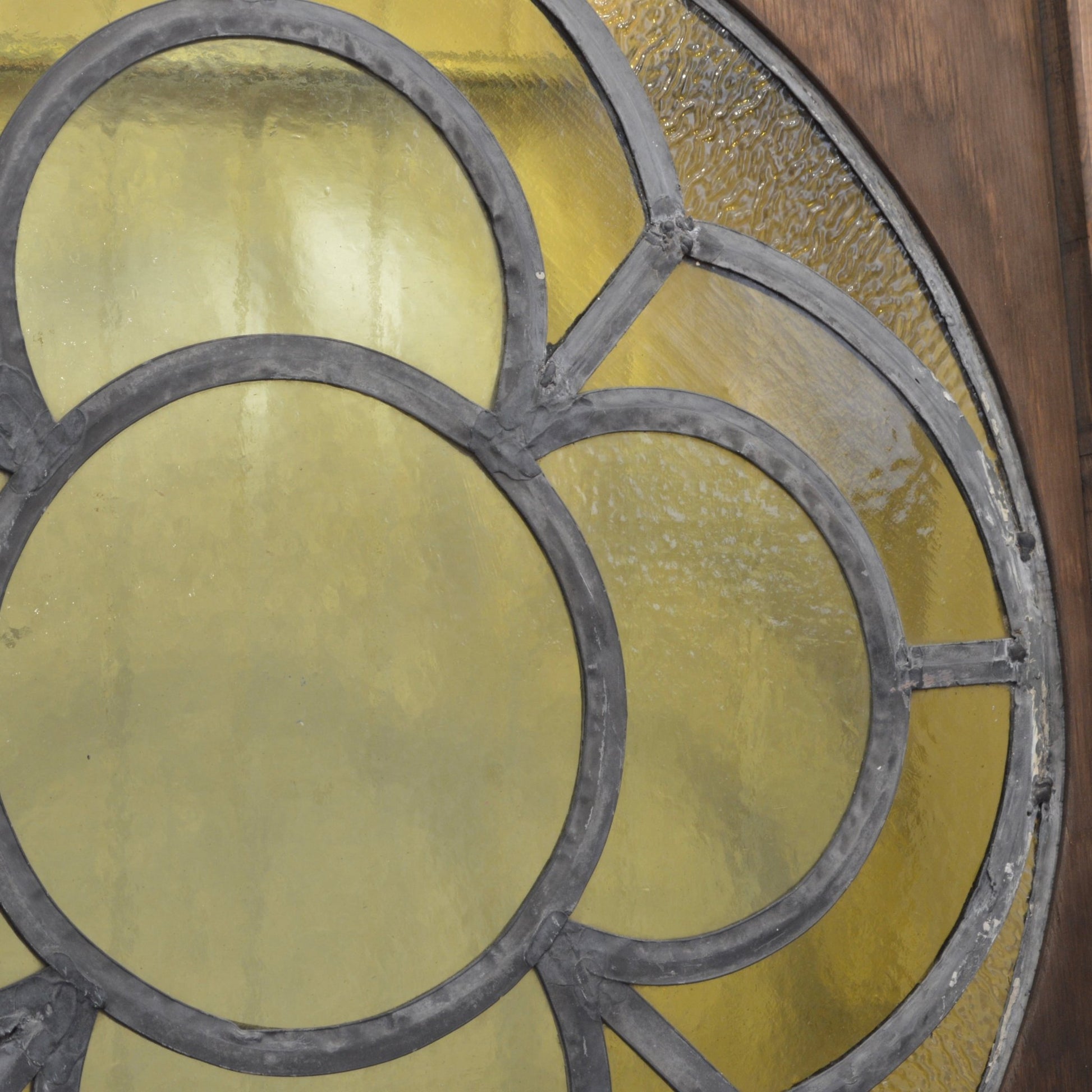 Salvaged Amber Glass Church Windows - Salvage-Garden