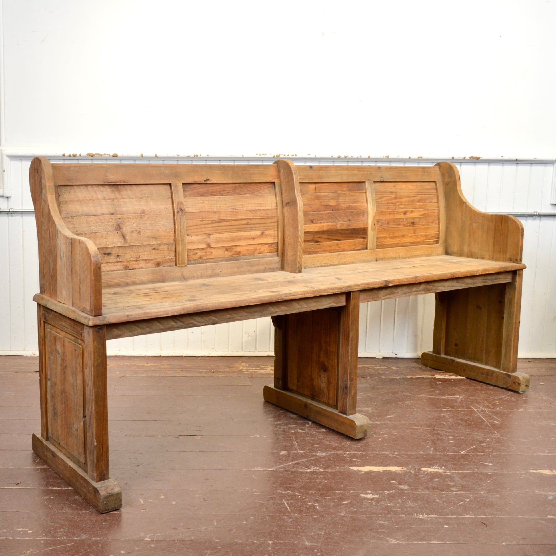 Vintage Pine Bench - Salvage-Garden