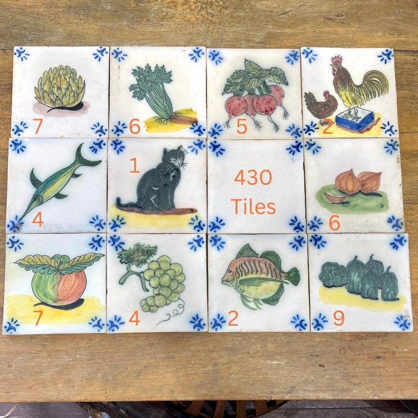 Vintage Portuguese Tiles by Sant'Anna - Salvage-Garden