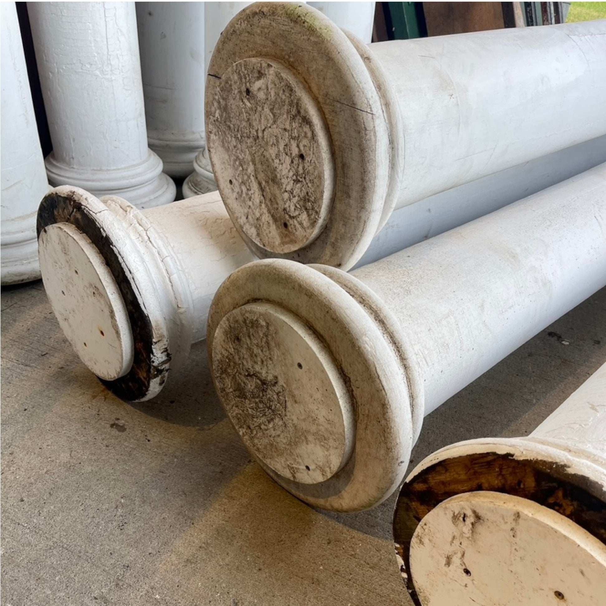 10 Salvaged Porch Pillars - Salvage-Garden