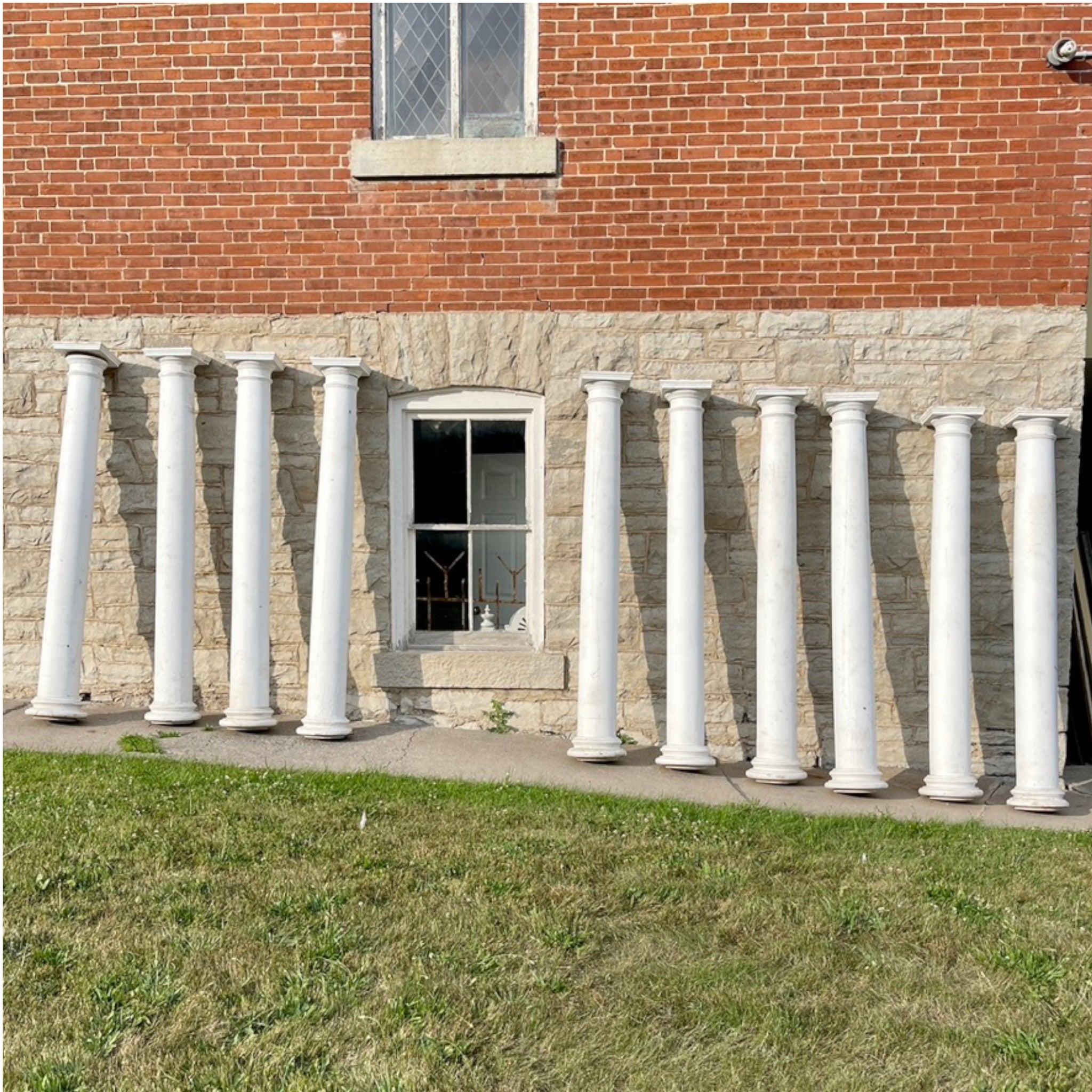 10 Salvaged Porch Pillars - Salvage-Garden