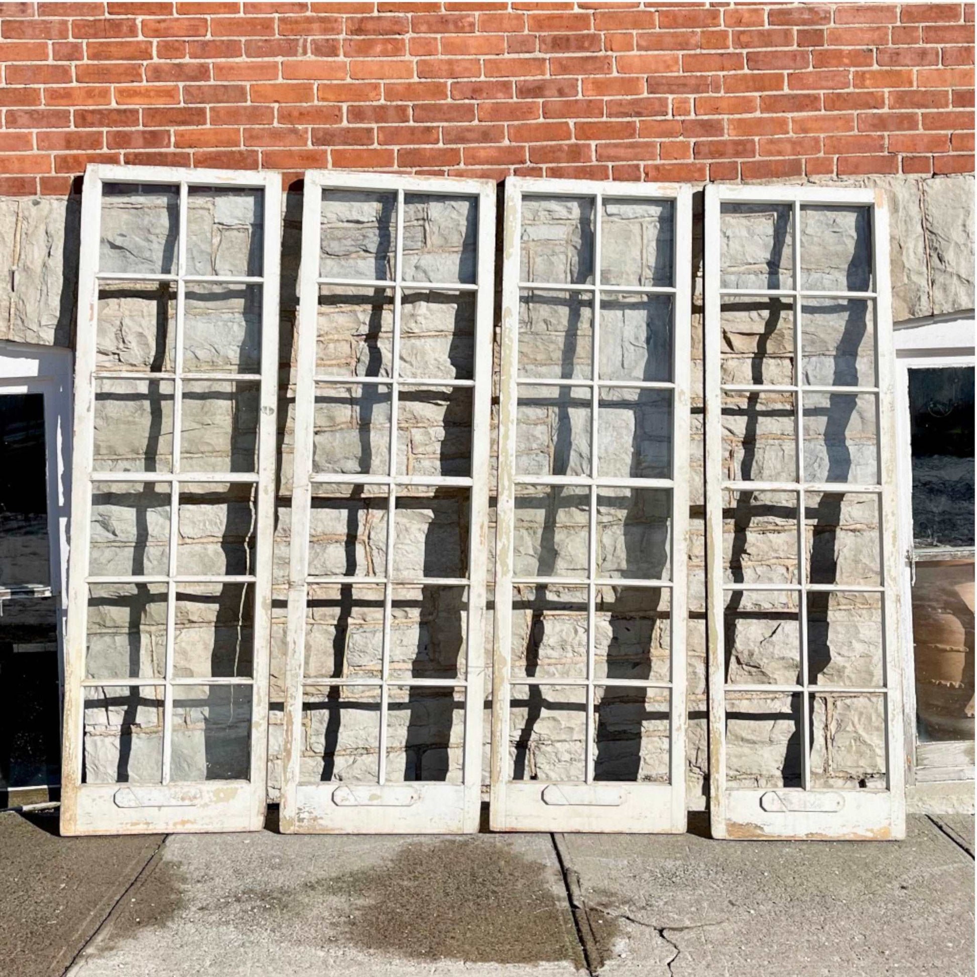12 Lite Windows From An Ontario Train Station - Salvage-Garden