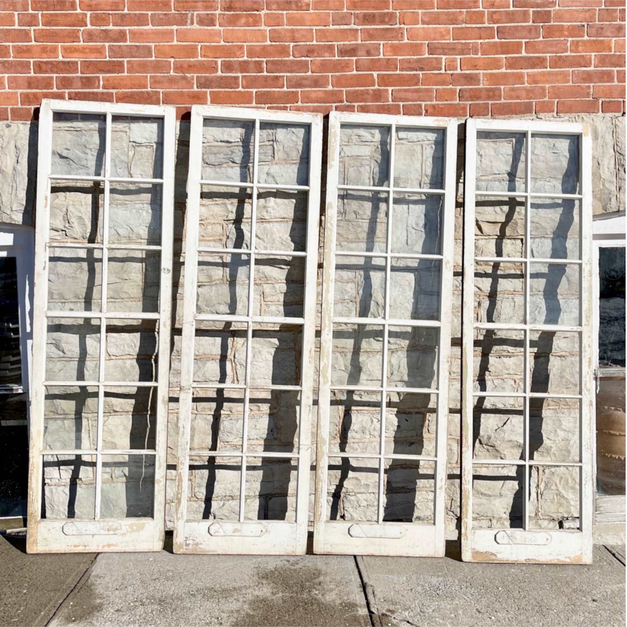 12 Lite Windows From An Ontario Train Station - Salvage-Garden