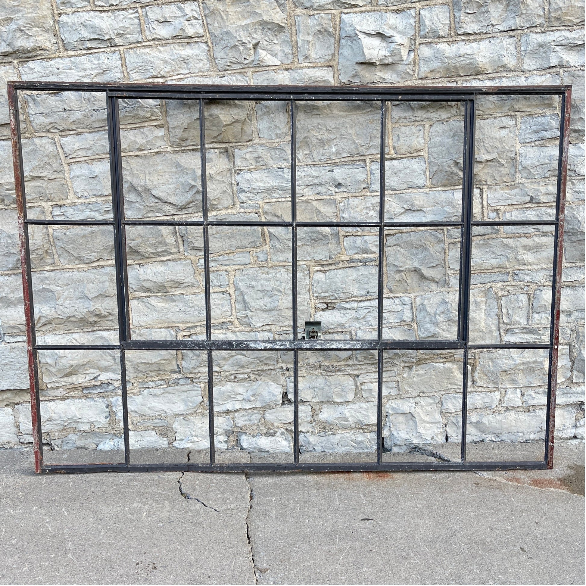 18 Lite Factory Windows With Ventilators - Salvage-Garden