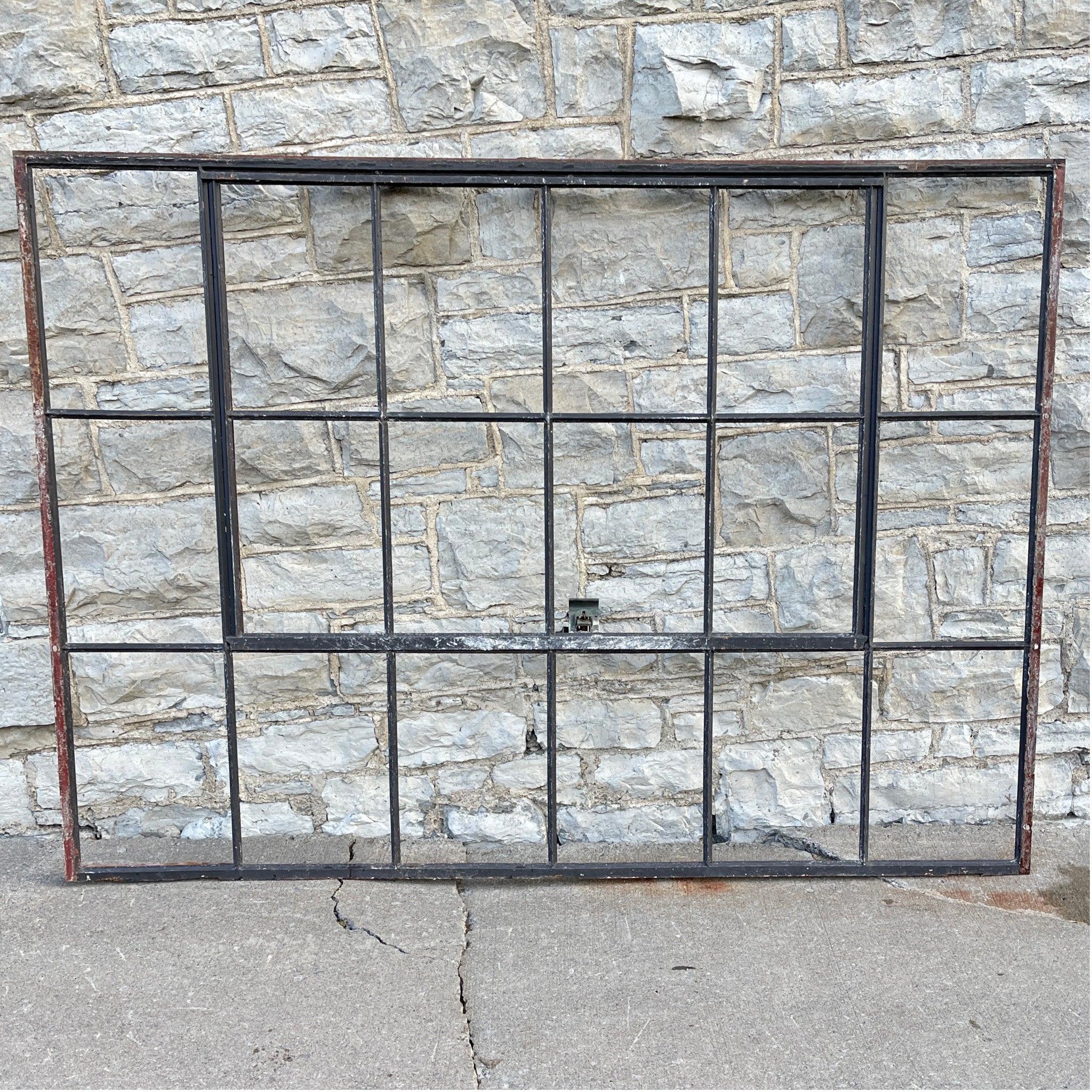 18 Lite Factory Windows With Ventilators - Salvage-Garden