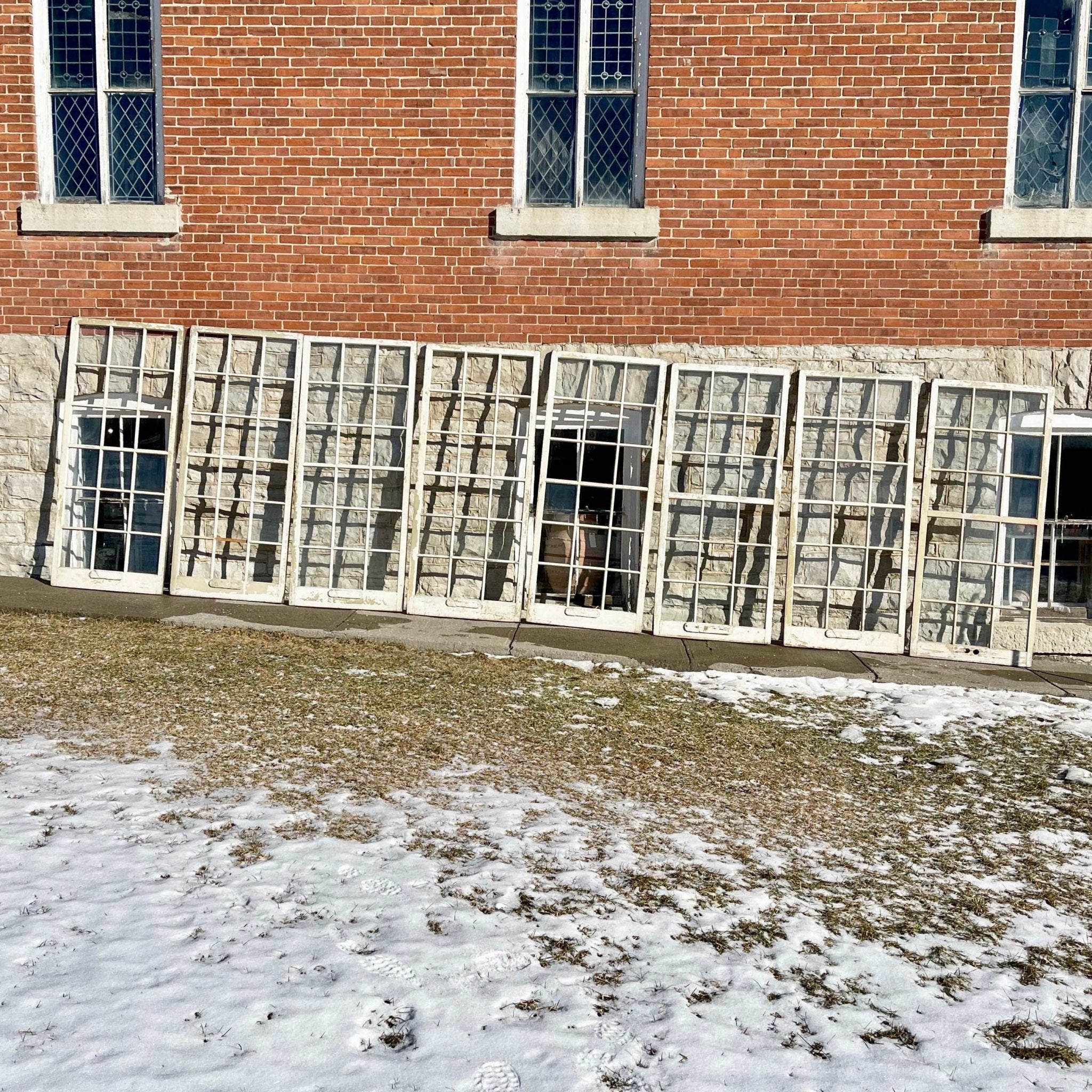 18 Lite Windows From An Ontario Railway Station - Salvage-Garden