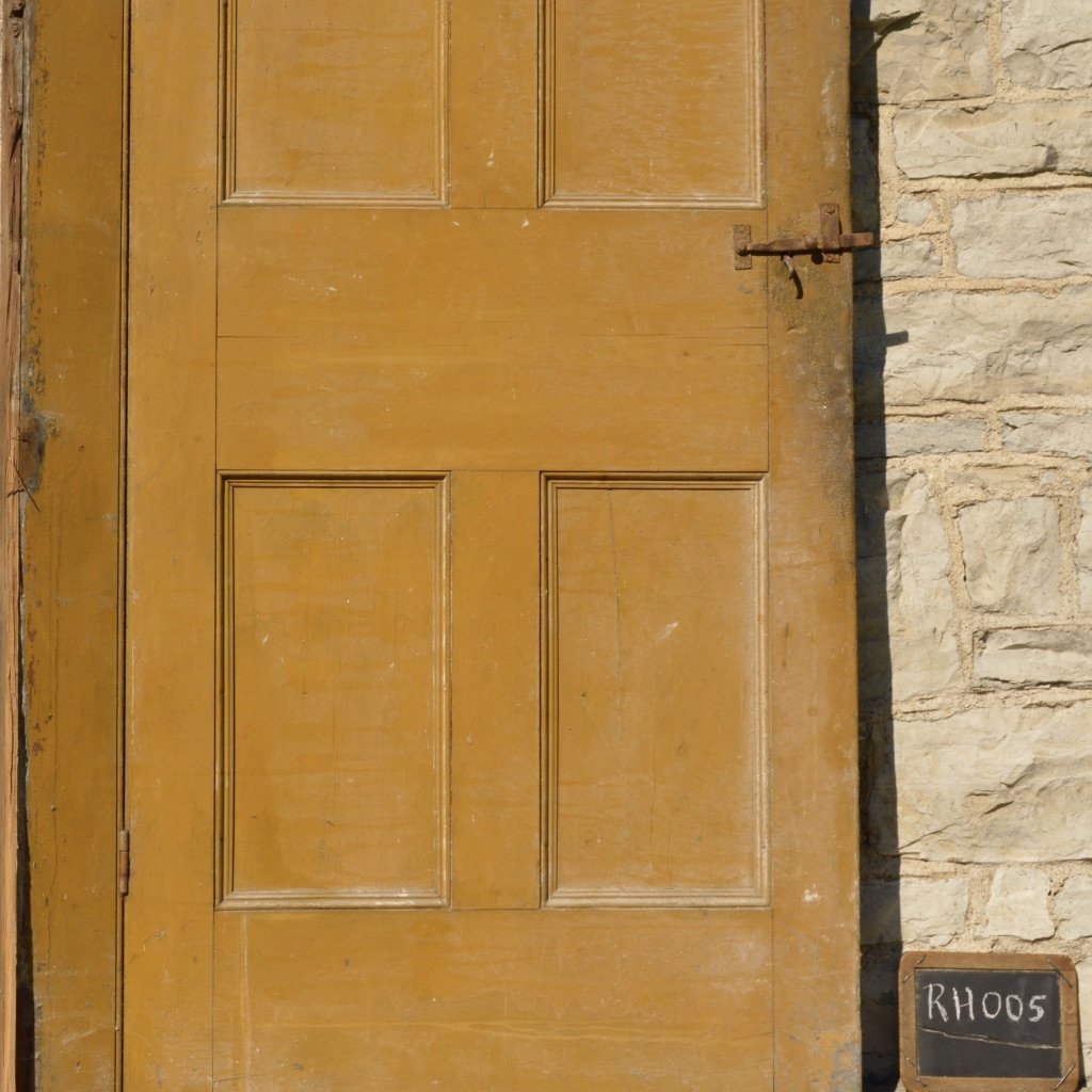 1831 Stone House 6 Panel Door RH005 - Salvage-Garden