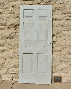 1831 Stone House 6 Panel Door RH008 Salvage-Garden