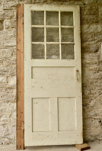 1831 Stone House Storm Door Salvage-Garden
