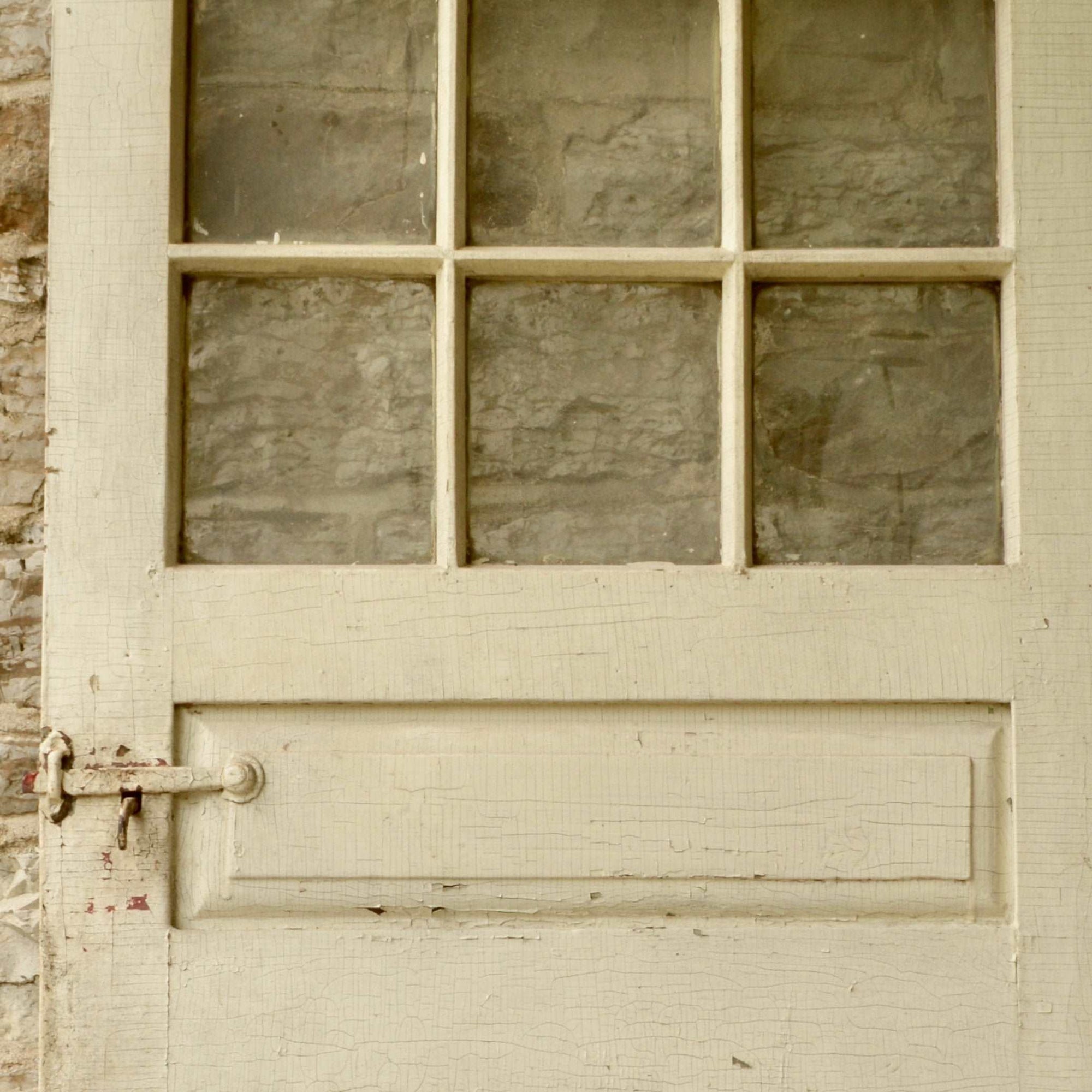 1831 Stone House Storm Door Salvage-Garden