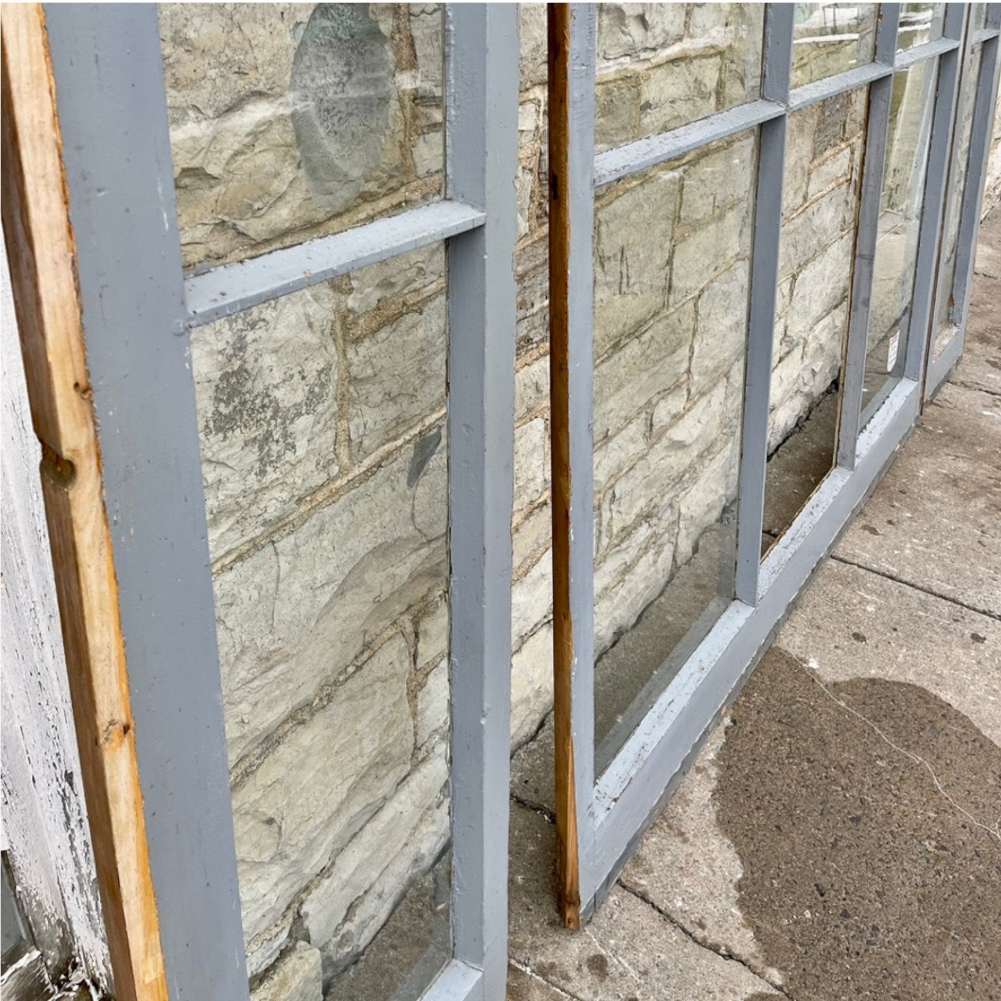 1860's Store Front Windows From Eastern Ontario - Salvage-Garden