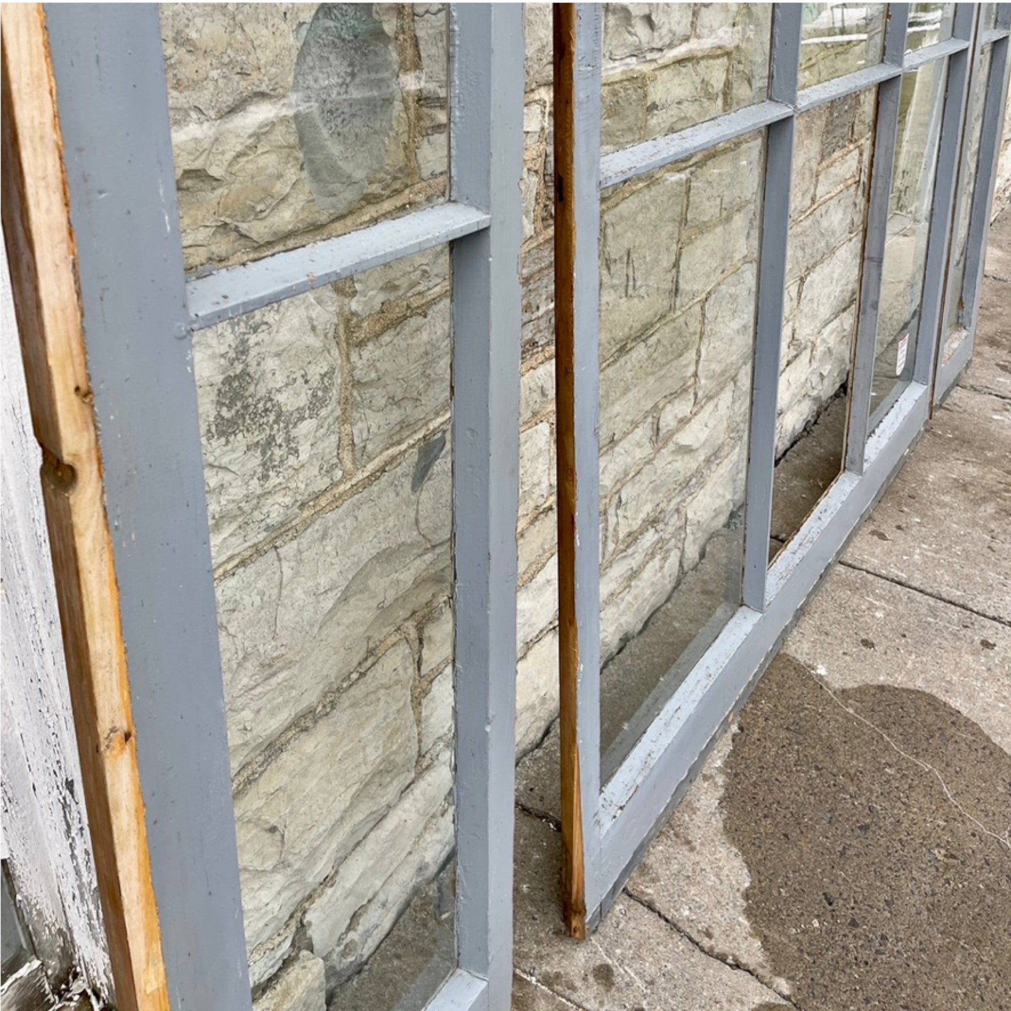 1860's Store Front Windows From Eastern Ontario - Salvage-Garden