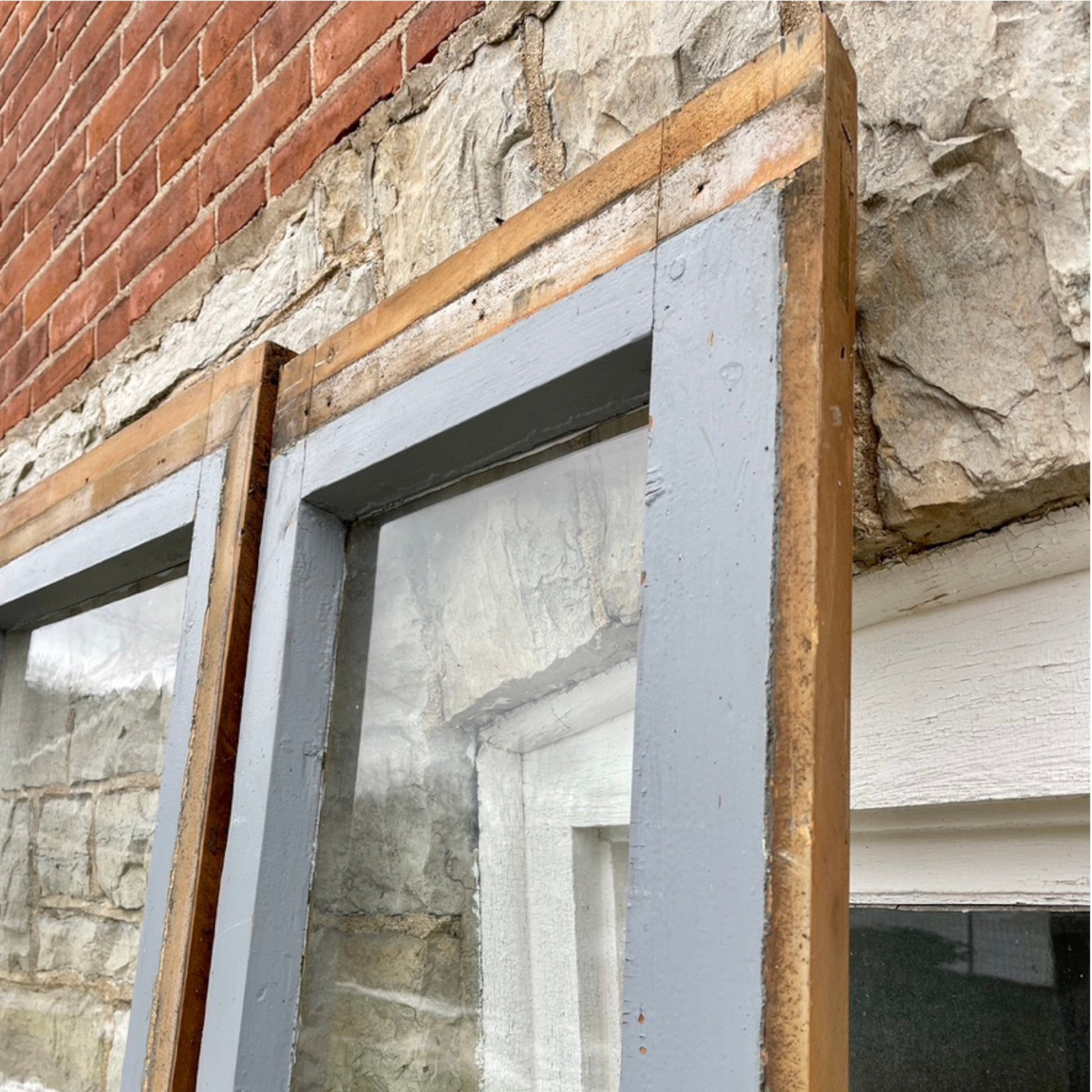 1860's Store Front Windows From Eastern Ontario - Salvage-Garden