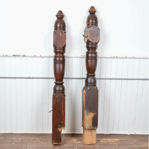 1880s Newel Posts - Salvage-Garden