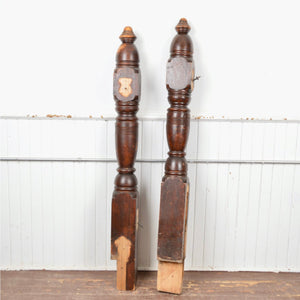 1880s Newel Posts - Salvage-Garden