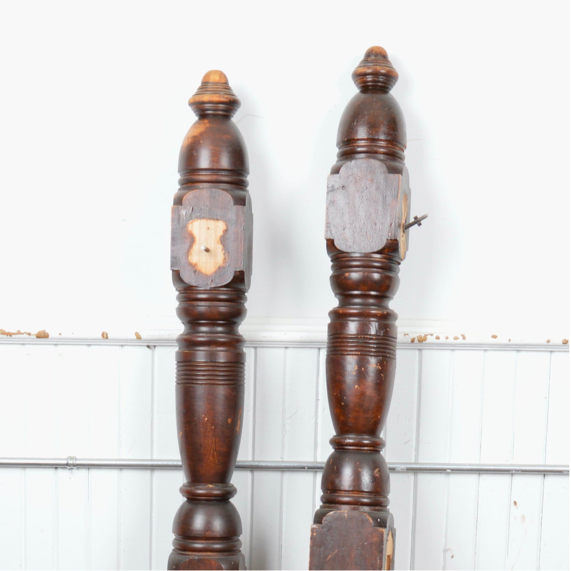 1880s Newel Posts - Salvage-Garden