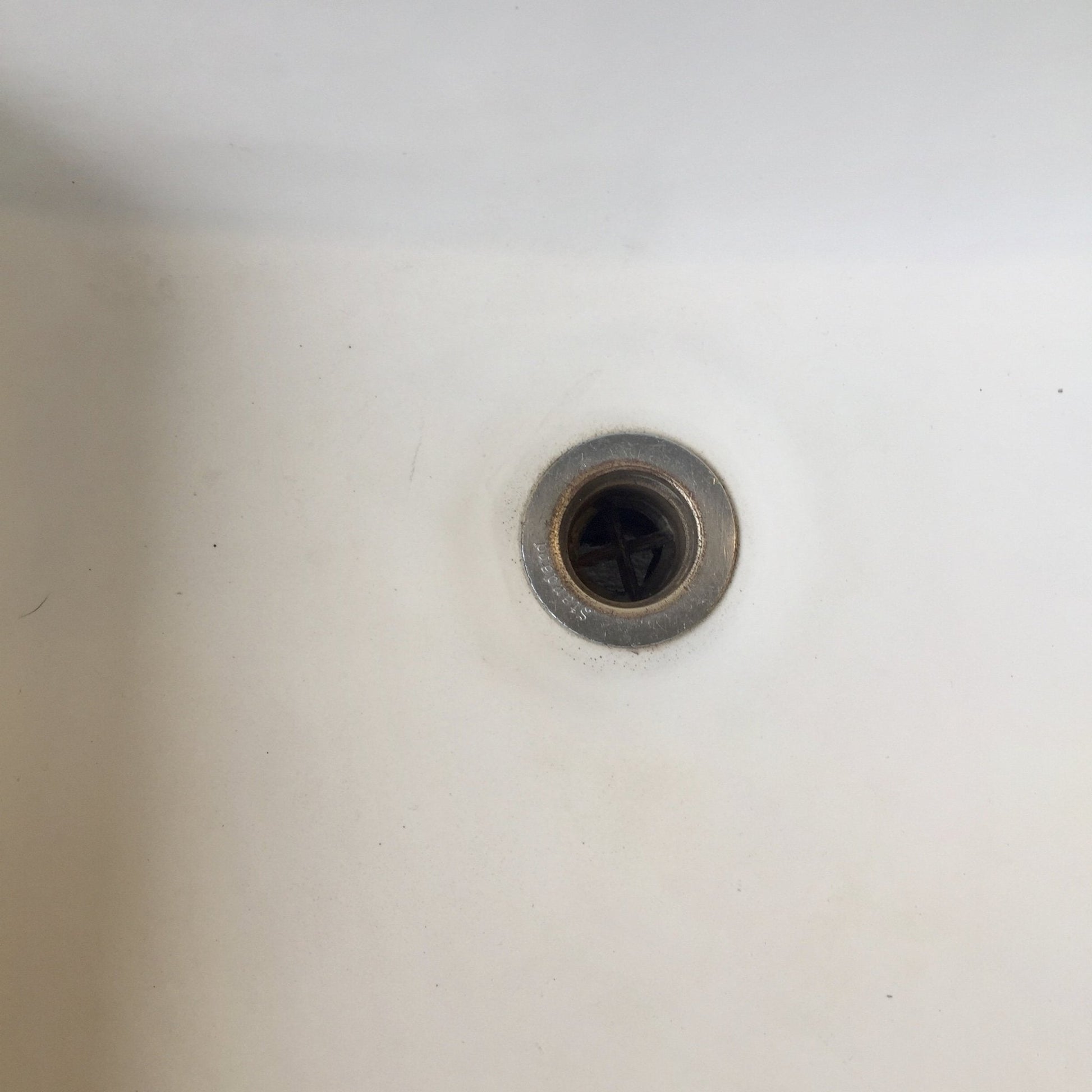 1940 Cast Iron Double Sink with Brass Fittings - Salvage-Garden