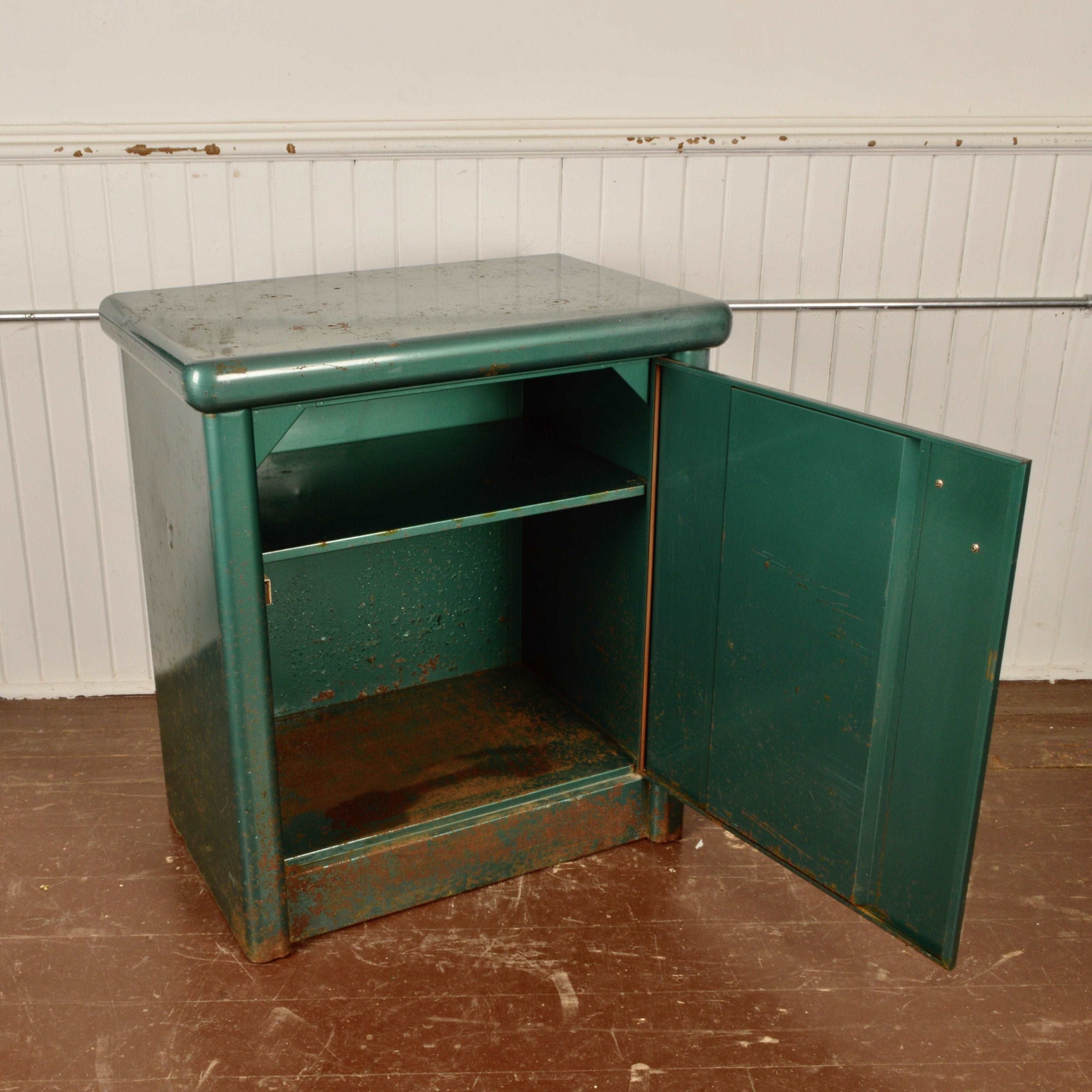 1960s Metal Ditto Machine Cabinet Salvage-Garden