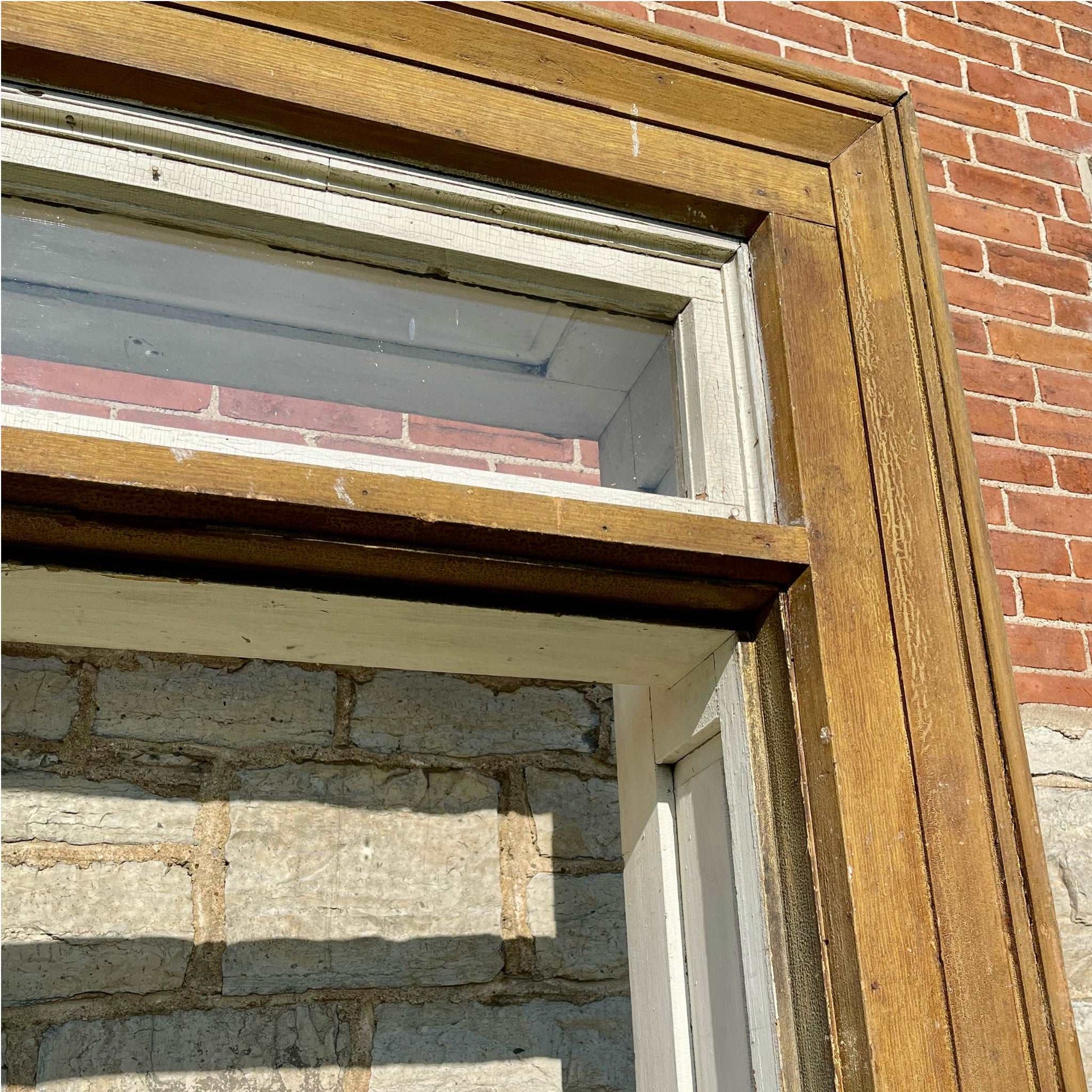 19th Century Doorway With Transom - Salvage-Garden