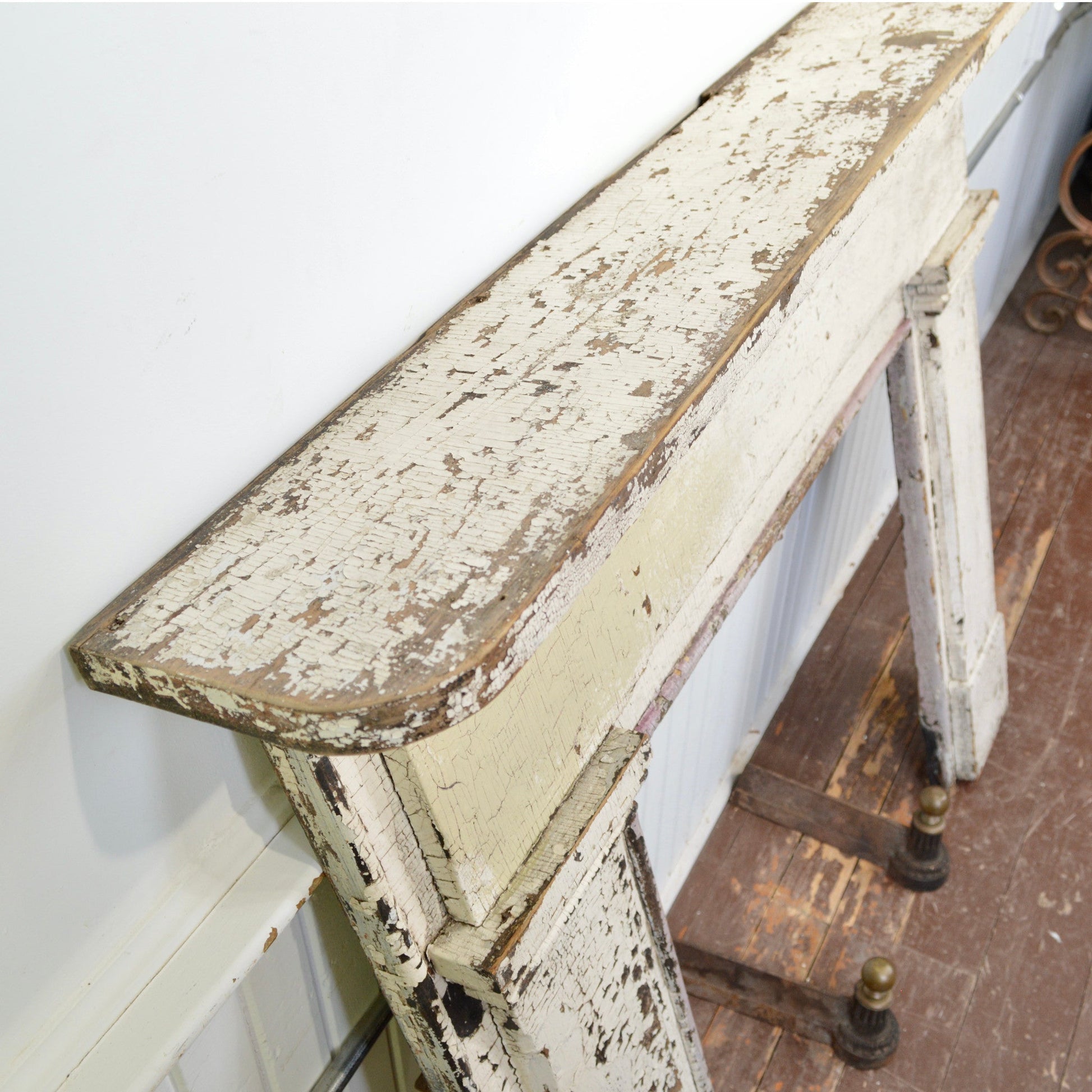 19th Century Fireplace Mantel - Salvage-Garden