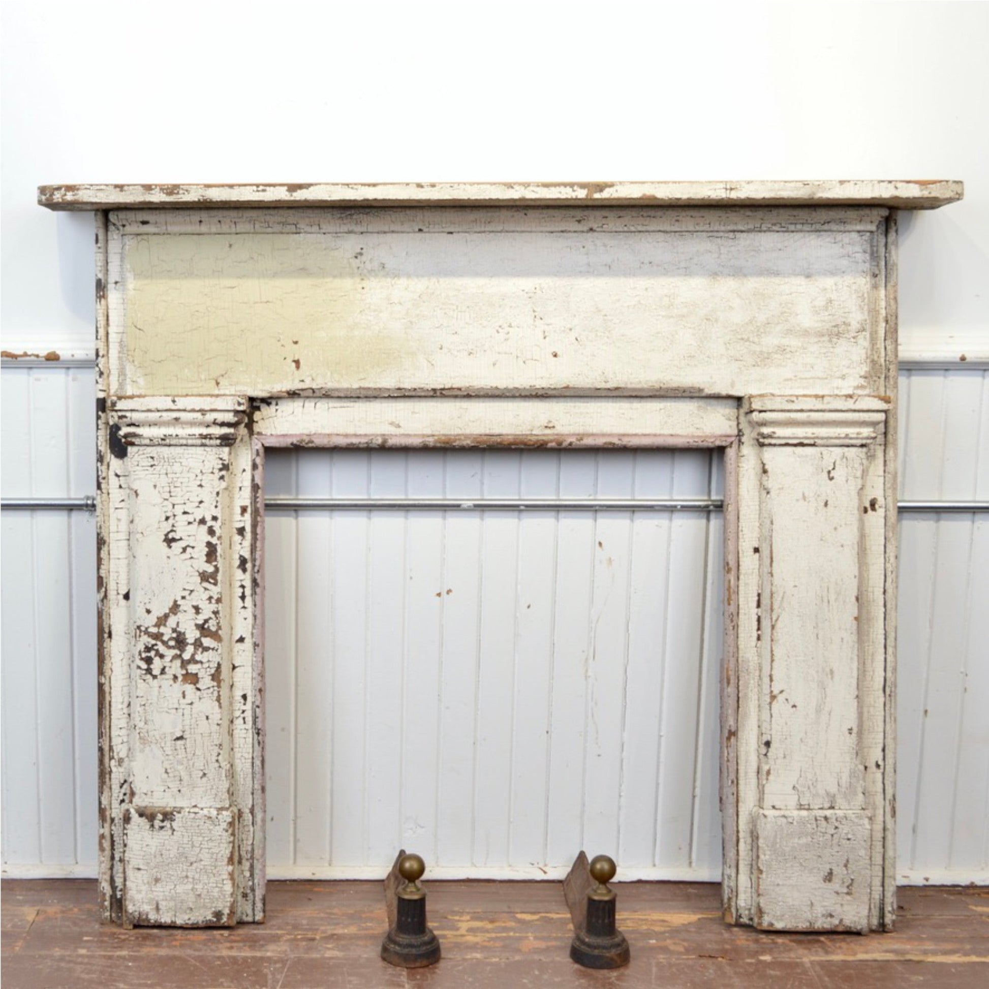 19th Century Fireplace Mantel - Salvage-Garden