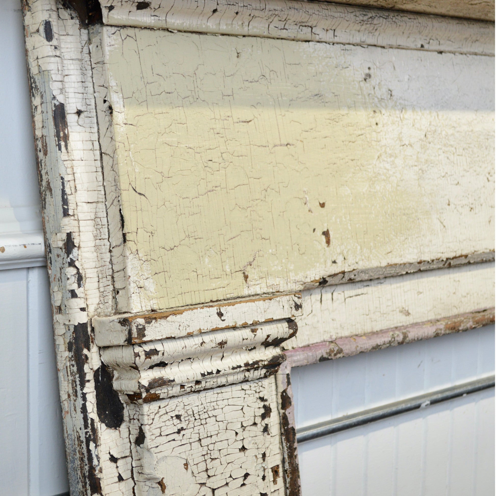 19th Century Fireplace Mantel - Salvage-Garden