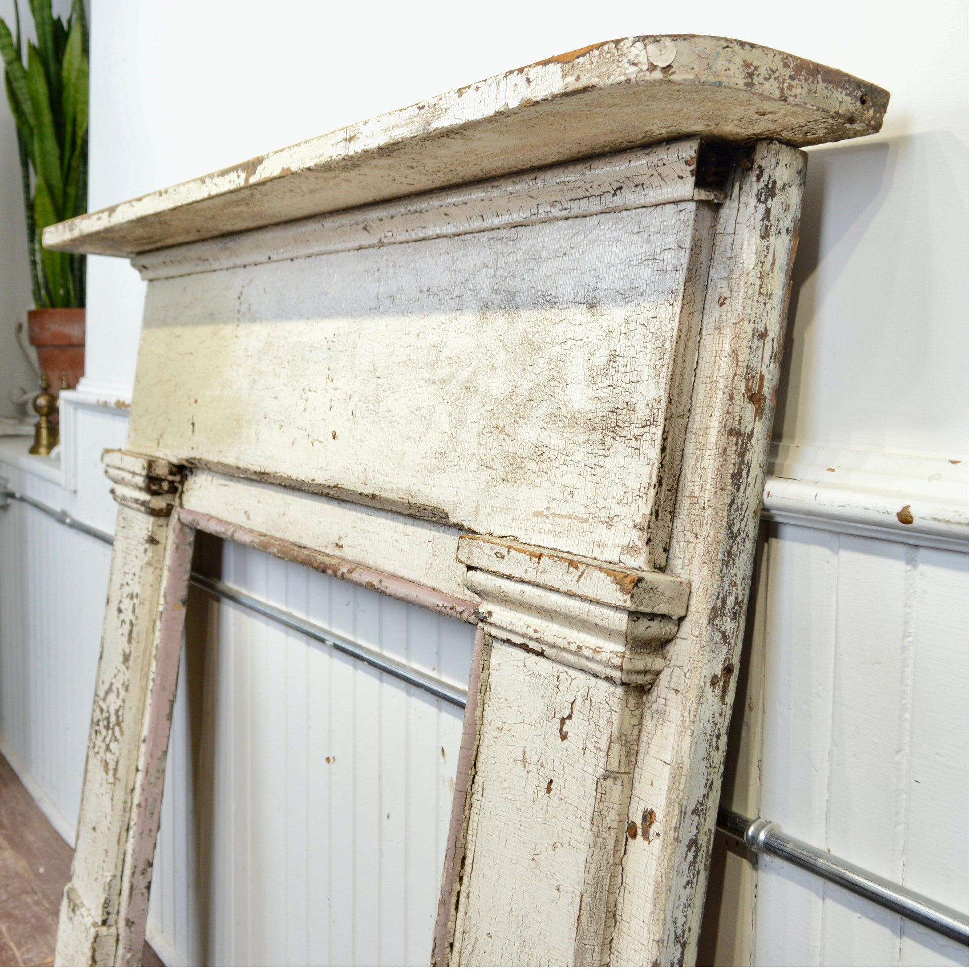19th Century Fireplace Mantel - Salvage-Garden