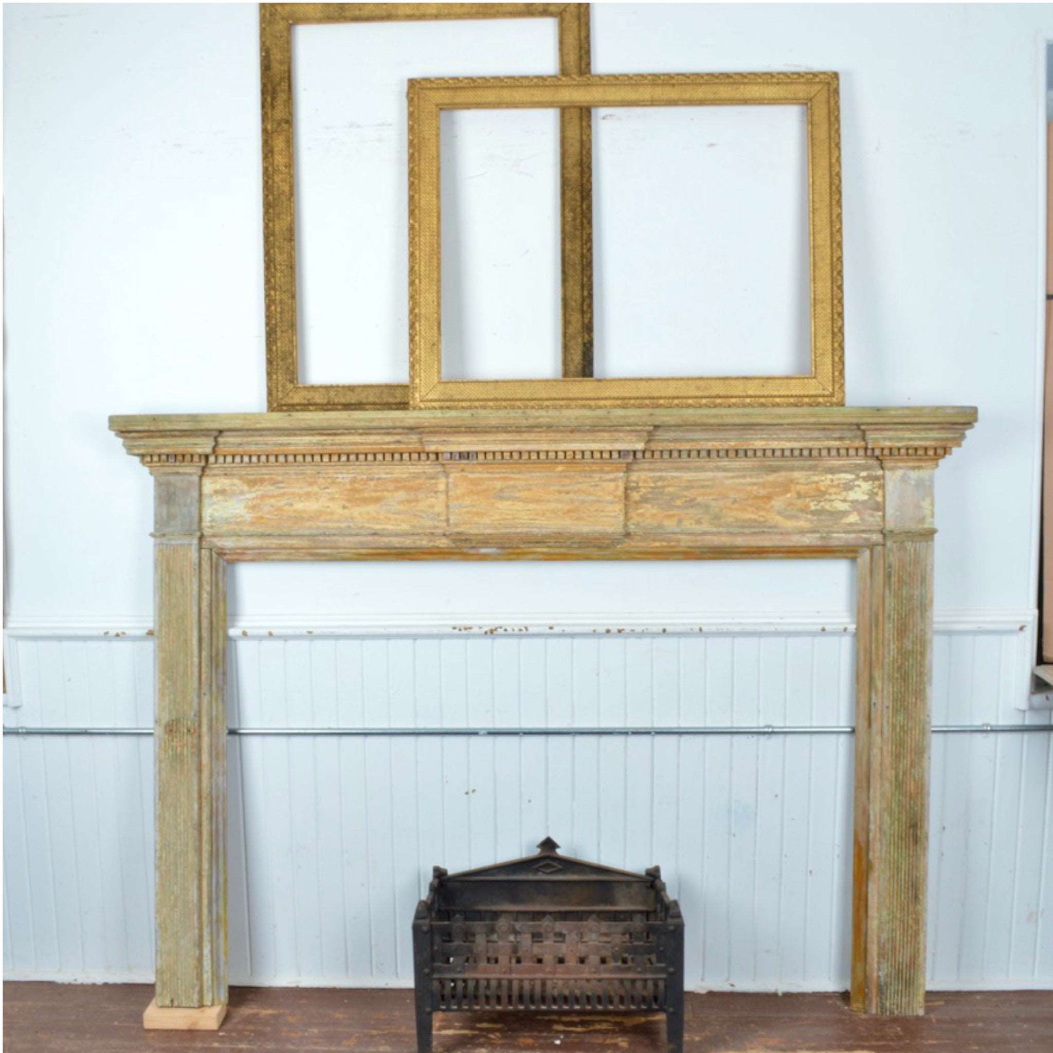 19th Century Fireplace Surround - Salvage-Garden