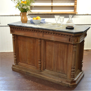 19th Century French Country Bar and Back Bar - Salvage-Garden