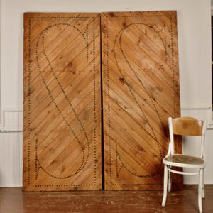 19th Century Interior Wooden Doors - Salvage-Garden