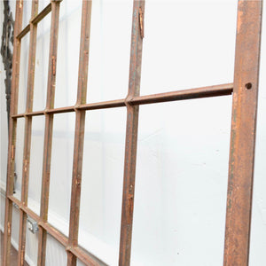 20 Lite Steel Factory Window Frame - Salvage-Garden