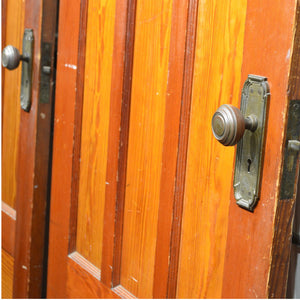5 Panel Douglas Fir Doors c. 1903 - Salvage-Garden