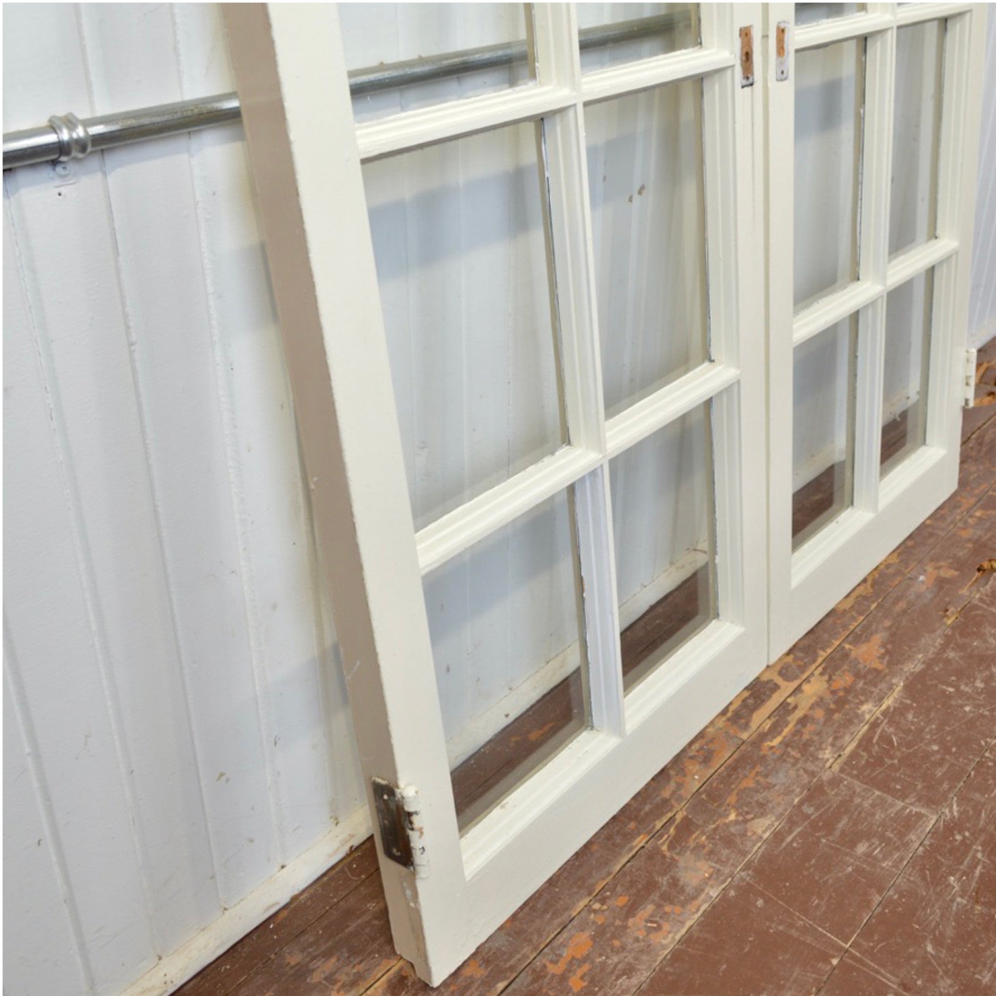 8 Lite Wood Frame Windows - Salvage-Garden