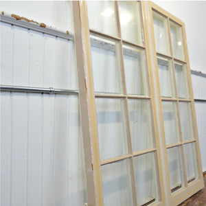 8 Lite Wood Frame Windows - Salvage-Garden