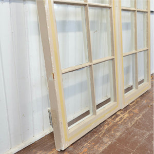 8 Lite Wood Frame Windows - Salvage-Garden