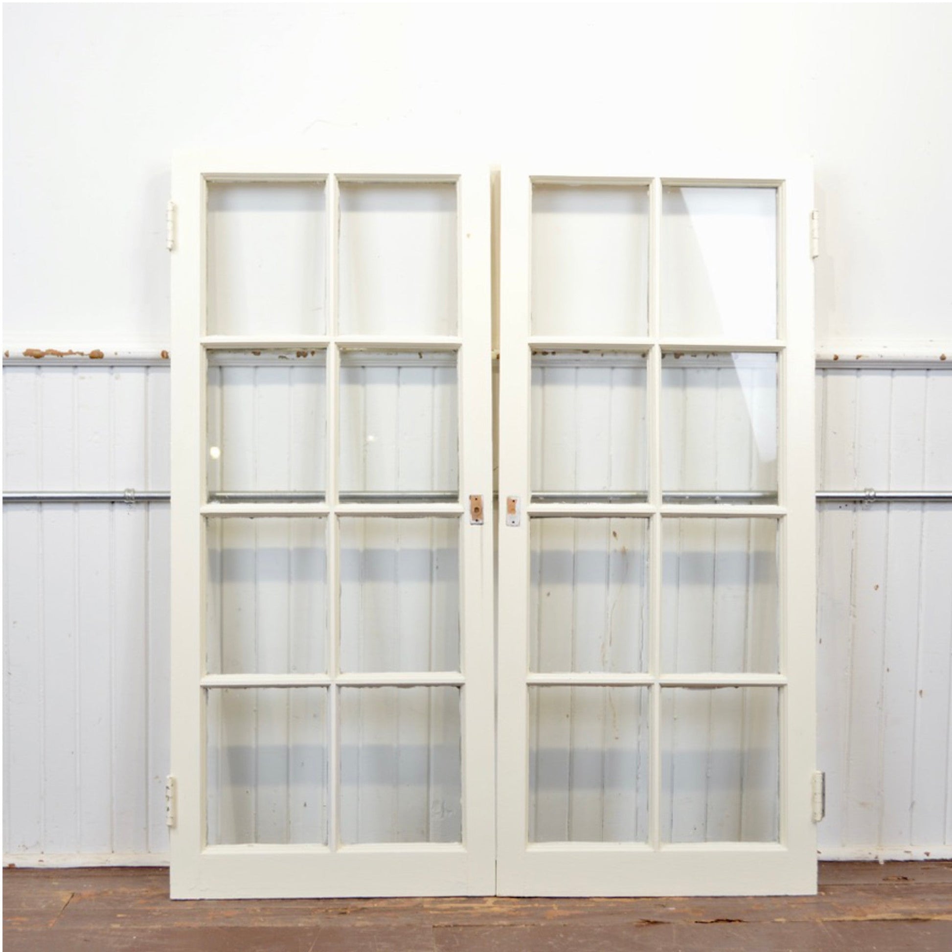 8 Lite Wood Frame Windows - Salvage-Garden