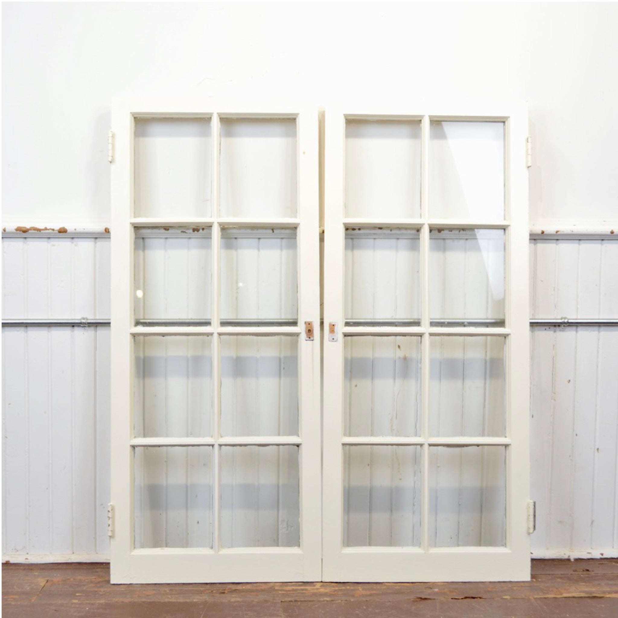 8 Lite Wood Frame Windows - Salvage-Garden
