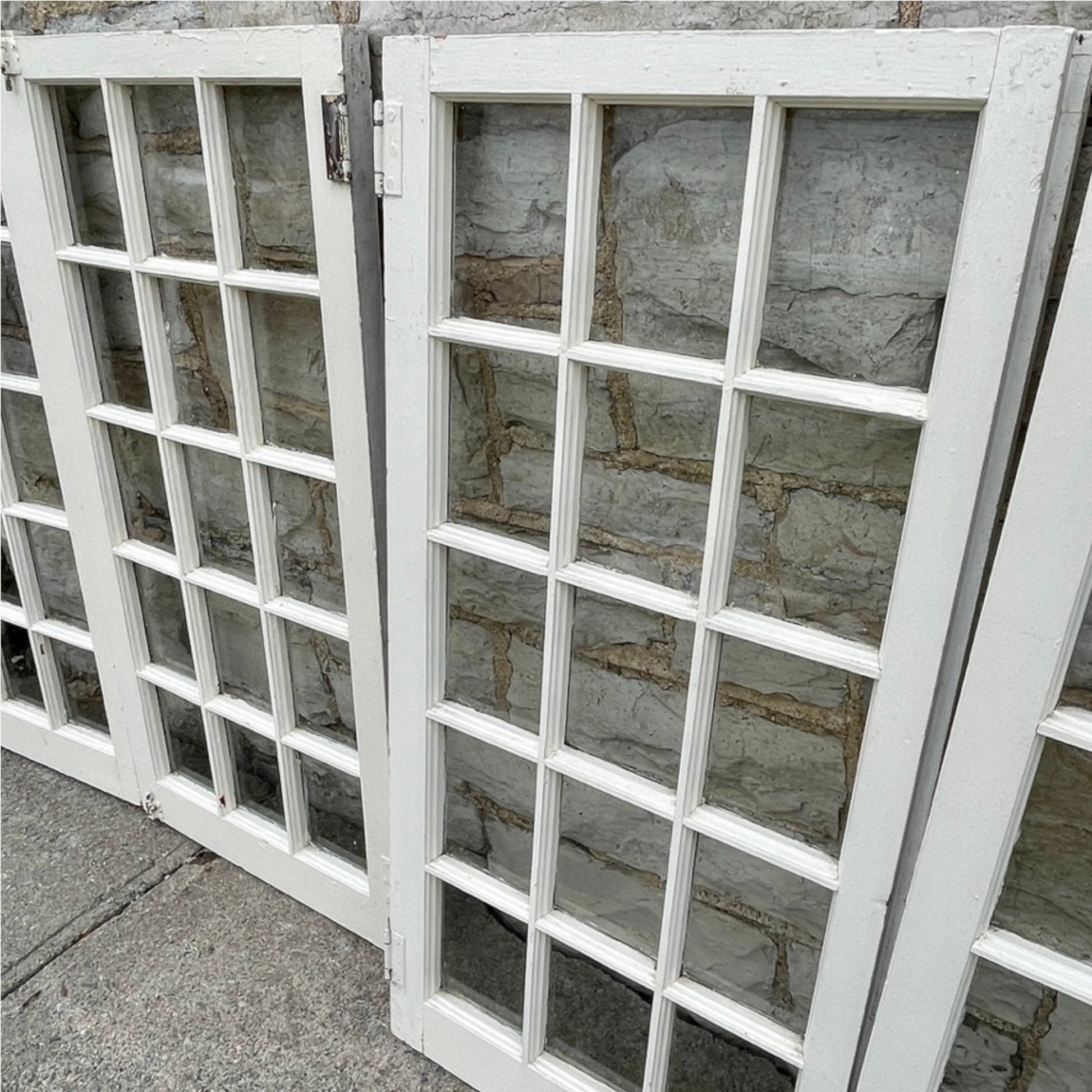 Antique 15 Lite Windows - Salvage-Garden
